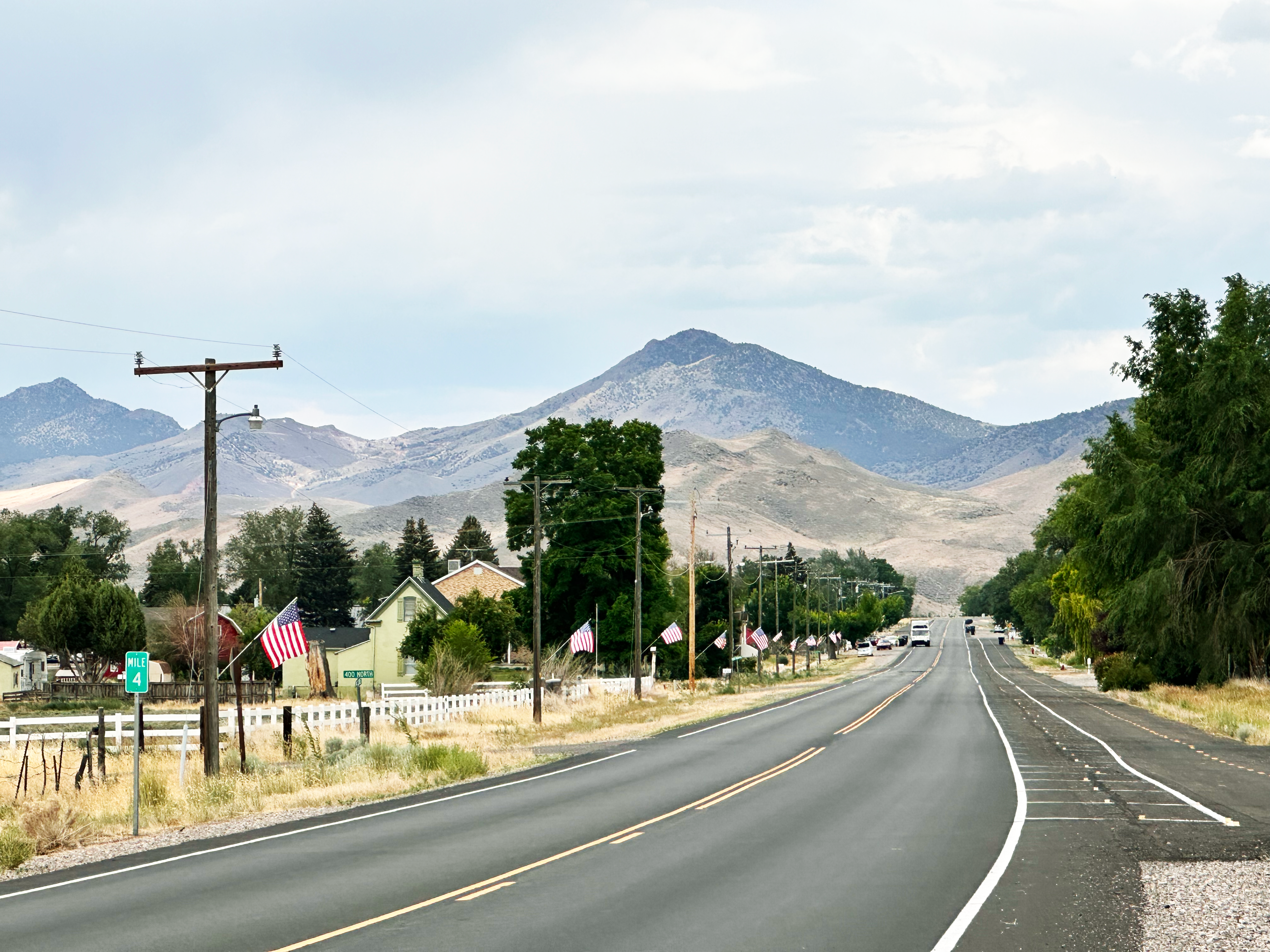 mountain scenic road view